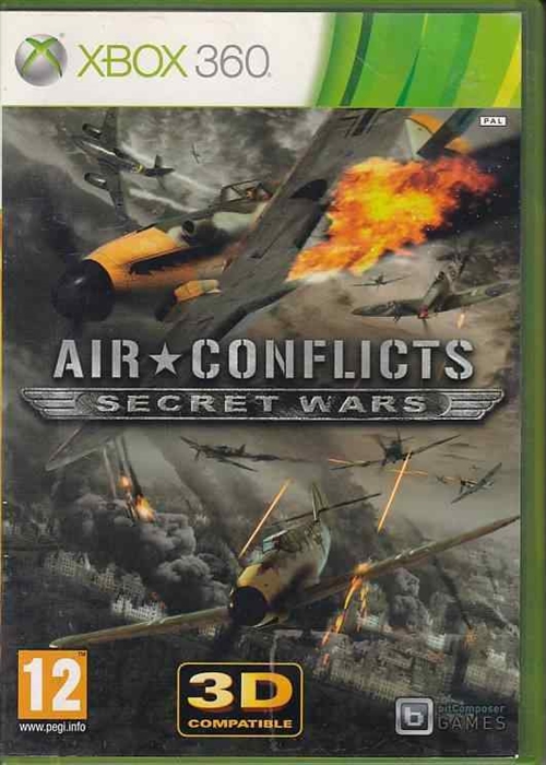 Air Conflicts Secret Wars - XBOX 360 (B Grade) (Genbrug)